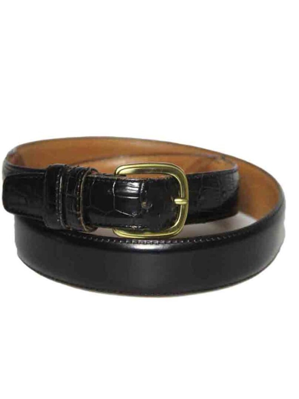 Liberty of London Burnished Cowhide Leather Dress Belt Size 32 FITS 28